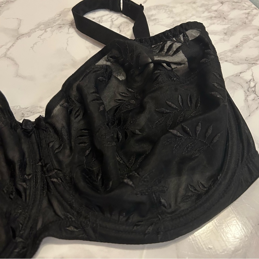 Panche Tango II Underwire Balconnet Bra 3251 Black 32HH - Picture 9 of 10
